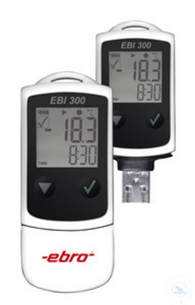EBI 300 - Temperaturdatenlogger, USB-Logger NTC -30°C bis +70°C ±0,5-0,8°C